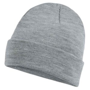 Strikket Beanie - grey