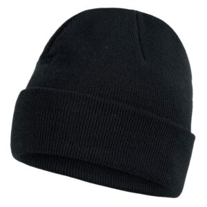 Strikket Beanie - sort