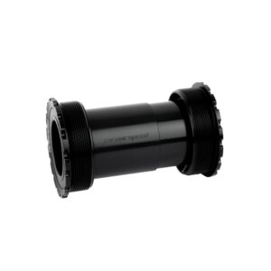 CeramicSpeed black bicycle hub/freehub body with threaded ends, photographed in close-up
